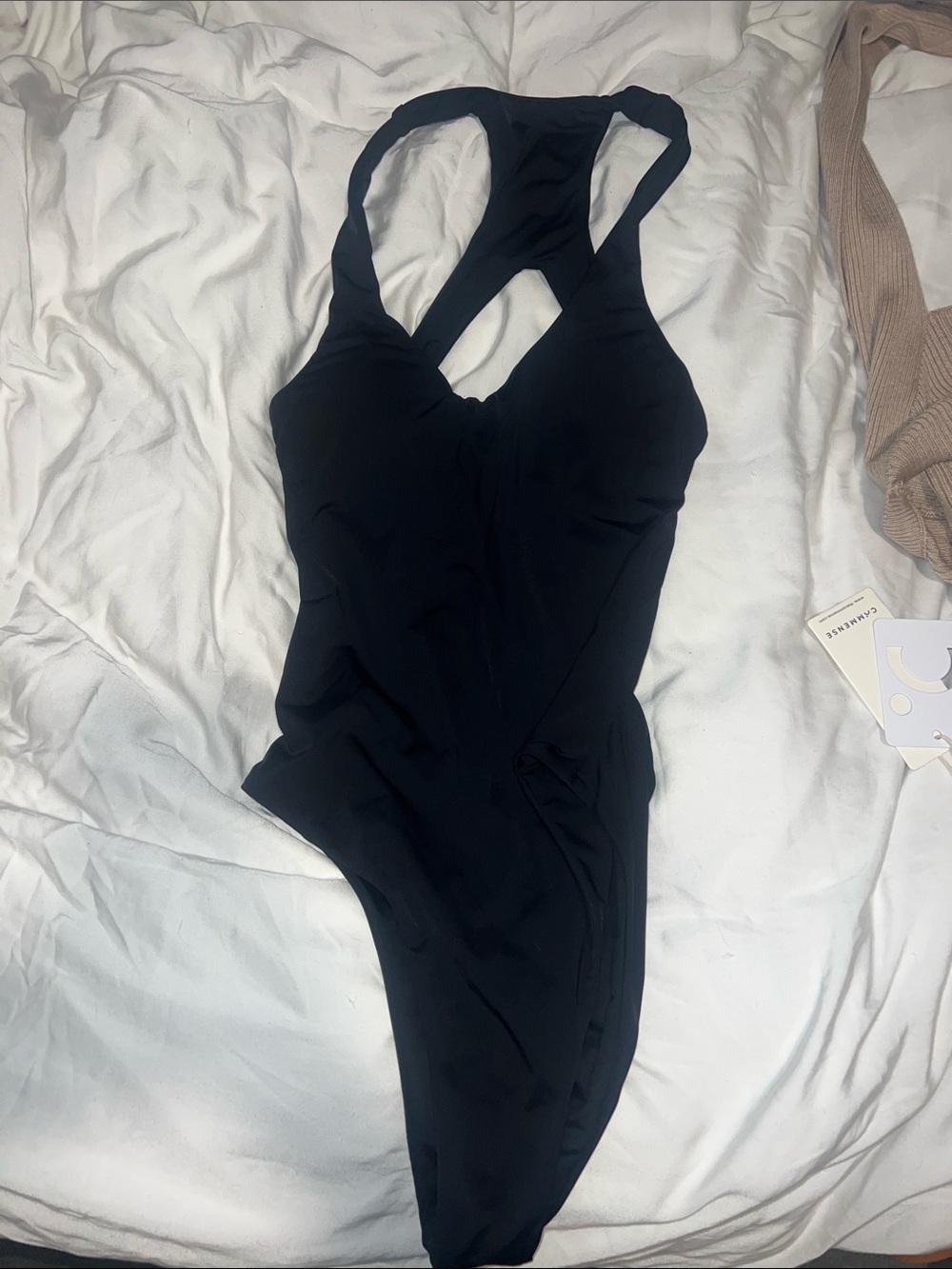 Lulu's Black One-Piece Swimsuit with razorBack